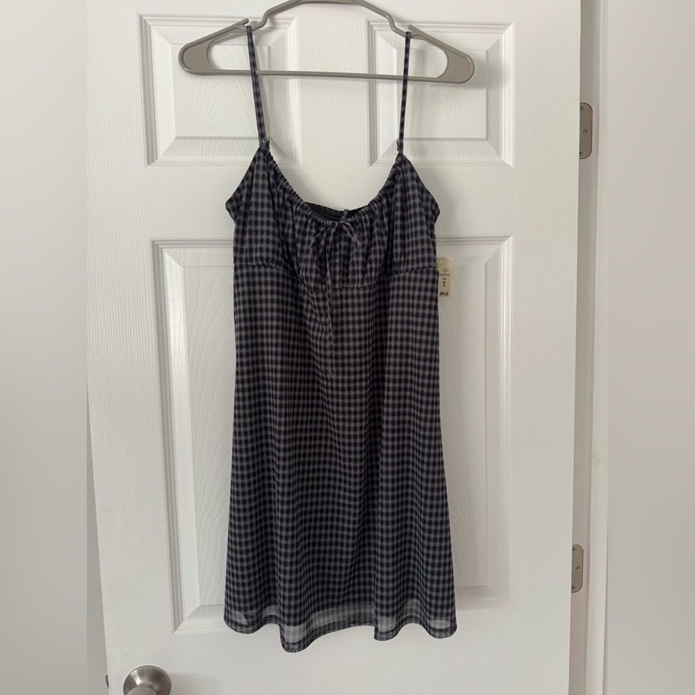 Black and White Checkered Dress